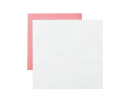 blank note paper on white background