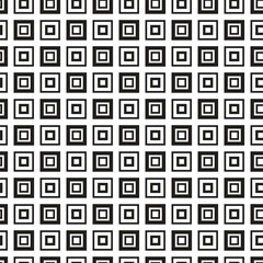 Seamless pattern with simple geometry shapes