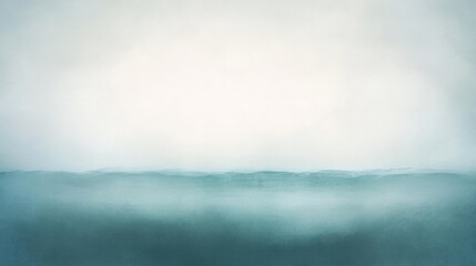 Obraz premium Light grey and pale turquoise blend softly with a subtle grainy touch