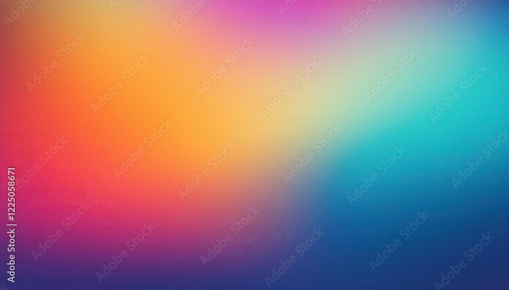 Poster vibrant and mysterious grainy gradient backdrop a symphony of colors blending in abstract harmony