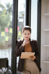 Asian businesswoman in modern office