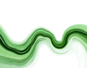 abstract green waves