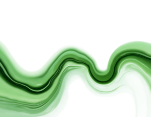 abstract green waves