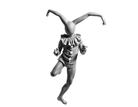 3d rendered illustration of a man dancing
