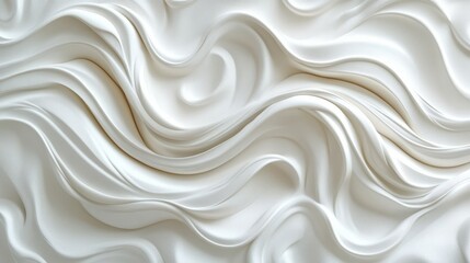 Fototapeta premium White Abstract Swirling Texture Background