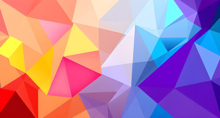 Abstract Geometric Background with Vibrant Colors