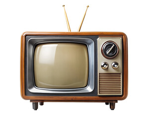 retro tv clipart image on transparent background