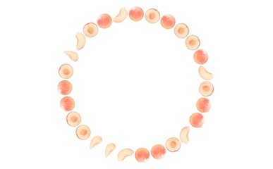 桃のフレーム　②