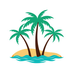 palm tree vector, vector and illustration, vector style