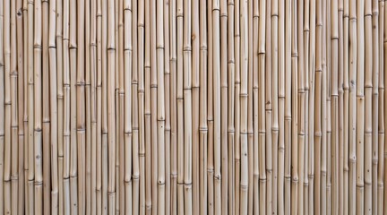 Bamboo wall texture, natural and calming, neutral background, vertical alignment
