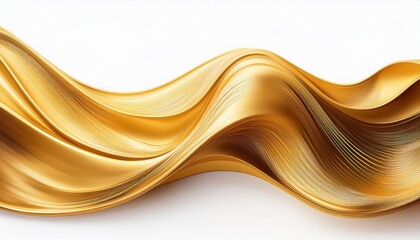 Stunning Abstract Artwork Golden Wavy Textures with Soft Gradients Modern Luxurious Design, Showcasing Vibrant Colors and Textural Depth