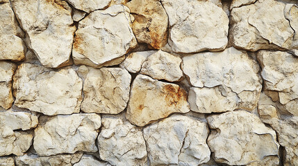 Obraz premium A natural rock wall with visible cracks and erosion