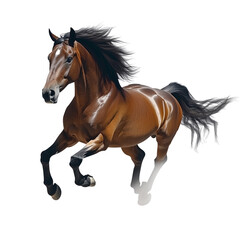 Obraz premium Horse Isolated on Transparent Background