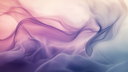 Fototapeta premium Soft Flowing Waves of Colorful Fabric with Dreamy Light Effects