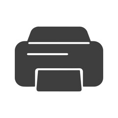 Modern Printer Icon for Fast Document Printing
