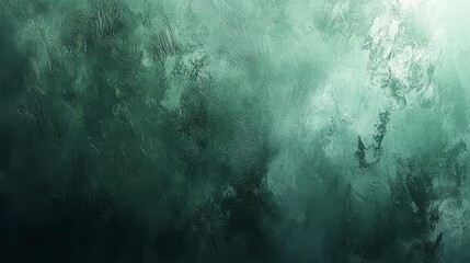 Abstract green texture with mottled and speckled patterns. Darker shades create depth and contrast against a lighter, brighter background. The