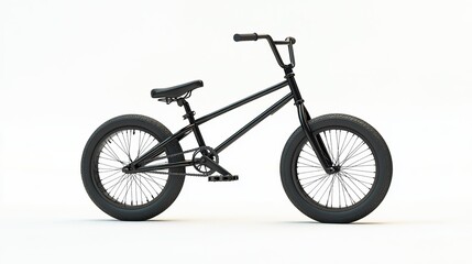 Fototapeta premium bmx bicycle white background