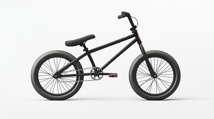Fototapeta premium bmx bicycle white background
