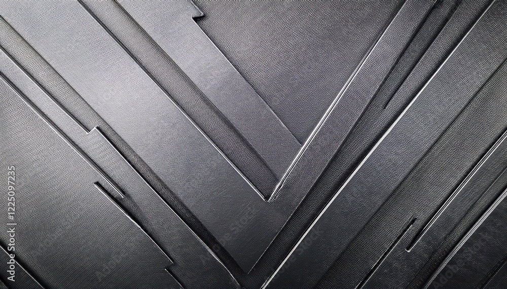 Poster striking monochrome abstraction grey textured background enhanced by a graceful line, emphasizing ar