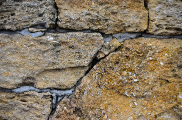 Background featuring a textured stone wall, displaying natural stone patterns and surfaces.