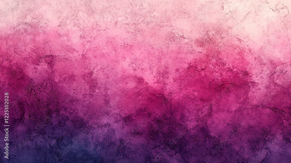 Poster abstract background with a gradient of pink, purple, and dark blue. the texture is rough and speckle