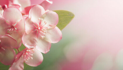 Pink spring flower background