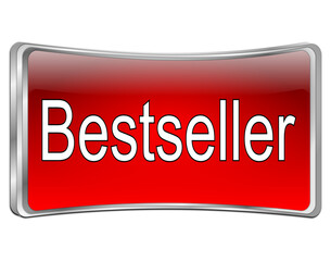 Bestseller button - 3D illustration