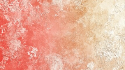 Fototapeta premium Abstract background with red and beige tones, textured surface, gradient effect, speckled pattern. Ideal for design projects needing a vintage or
