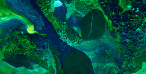 Seamless Artistic Design Featuring Light and Liquid Colors