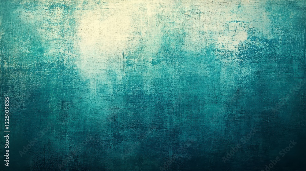 Poster abstract teal and beige textured background with a mottled, grunge effect. the image features a grad