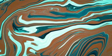 A Creative Combination of Dirty Parchment and Liquid Art
