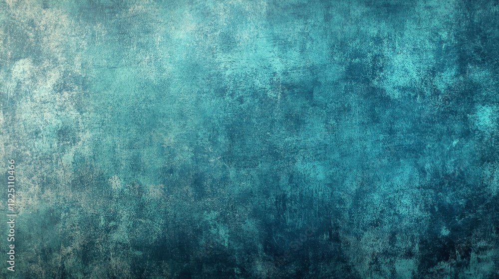 Poster abstract teal and dark blue textured background with subtle light and speckled pattern. the image fe
