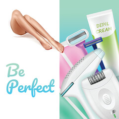 Hair removal instruments