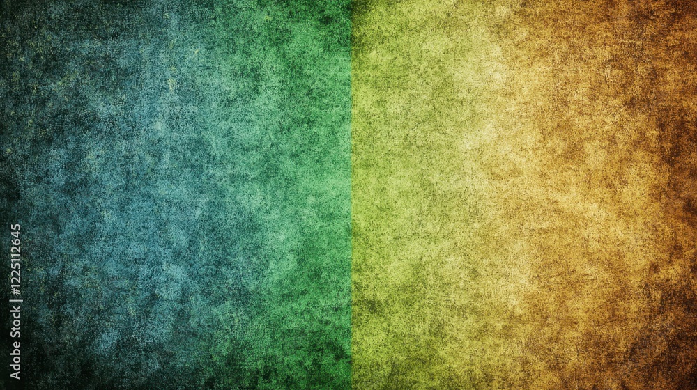 Poster abstract background texture with teal, green, and gold tones. subtle variations in color and granula