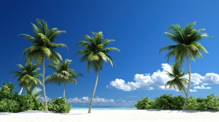 Fototapeta premium Tropical Beach Paradise