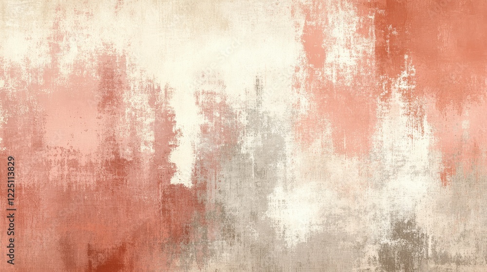 Poster abstract textured background with muted tones of dusty rose, beige, and gray. the image features a m