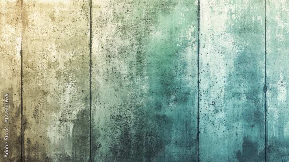 Poster abstract texture background with vertical lines and a gradient of yellow, green, and blue tones. the