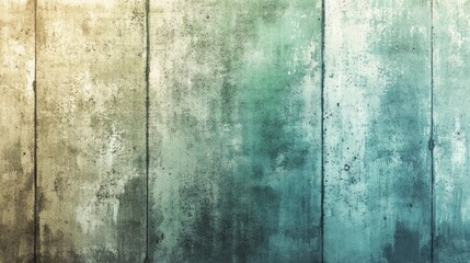 Abstract texture background with vertical lines and a gradient of yellow, green, and blue tones. The image features a weathered, textured surface