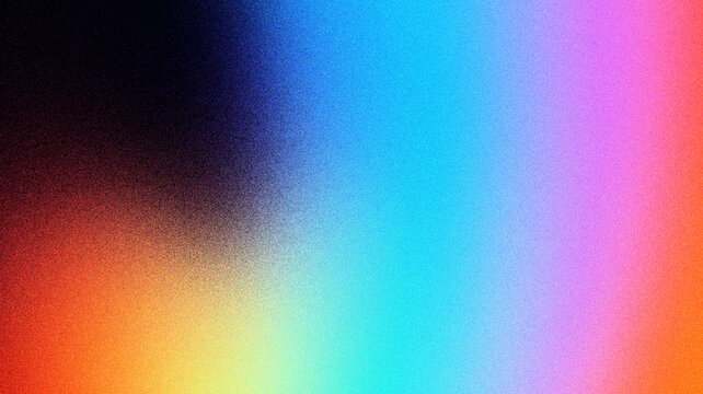Abstract blurred grainy gradient background texture. Digital grain dust soft noise effect. rainbow color lo-fi vintage ,Retro grainy gradient background noise texture effect summer poster design 