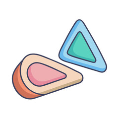 chalk icon, chalk vector illustration-simple illustration of chalk, perfect for chalk logos and icons