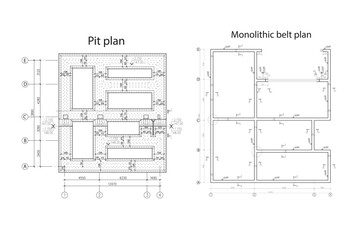 Pit plan and monolithic belt plan