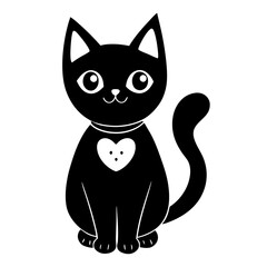 black and white cats