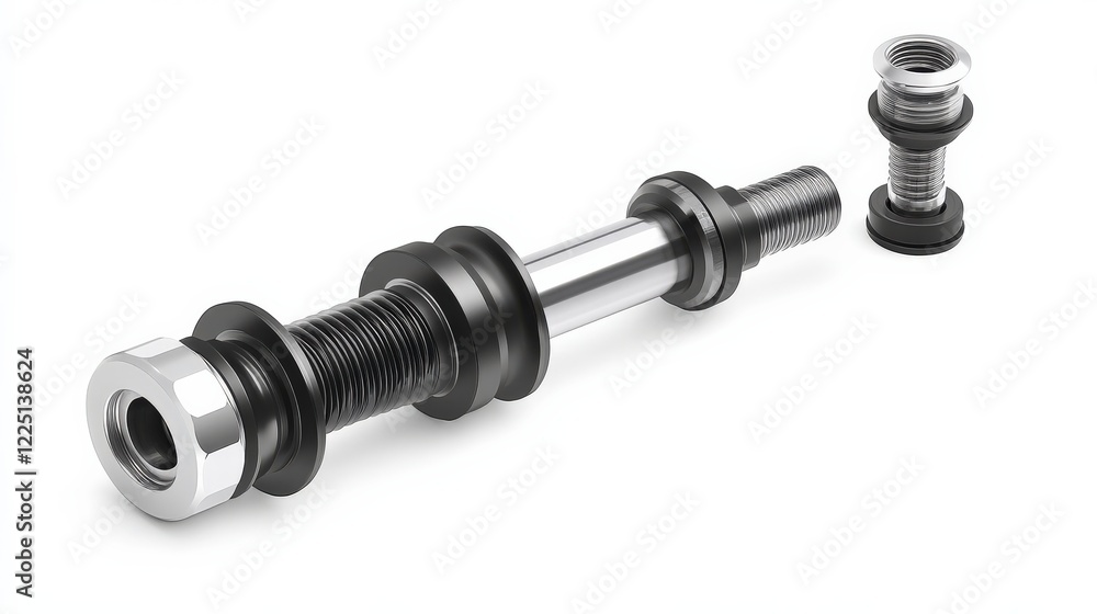 Aufkleber high-quality mechanical components showcasing precision engineering and design elements