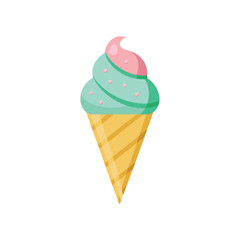 cone ice cream white backgrounds.eps
