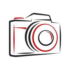 abstract camera logo design 