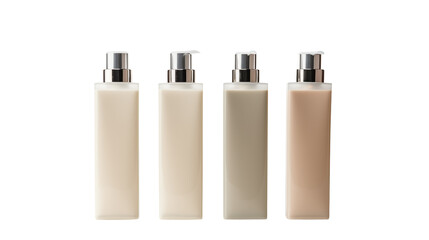 Elegant Cosmetic Bottles Mockup Skincare Product Branding