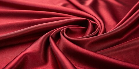 red satin fabric