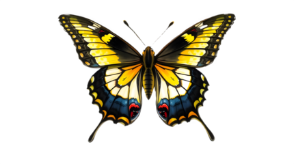 butterfly isolated on white baground ,Ai Garneted 