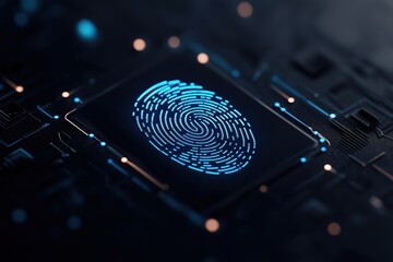 Digitale Fingerabdruck-Identifikationstechnologie

