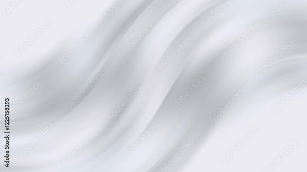 Aufkleber white abstract backgorund animation, trendy liquid gradient wave corporate business presentation tec